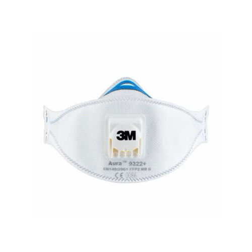 MASQUE JETABLE FFP2S A VALVE 3M B/10 Emballage Indiv.