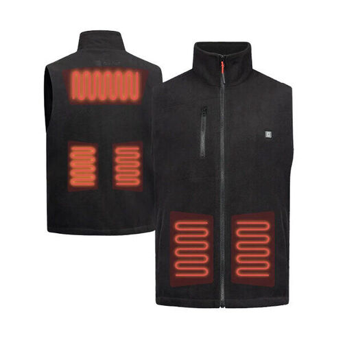 GILET POLAIRE SANS MANCHE CHAUFFANTE 100% POLAIRE AVEC BATTERIE REF.HV03