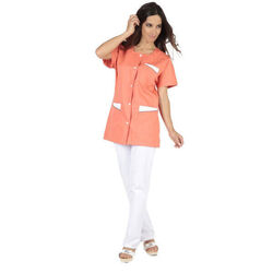 TUNIQUE FEMME CALI MC  PC ABRICOT  Long 75 CM TUNIQUE FEMME CALI MC  PC ABRICOT  Long 75 CM