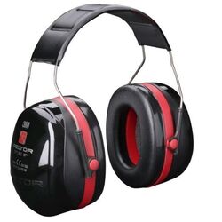 CASQUE ANTI-BRUIT OPTIM 3 3M ROUGE/NOIR SNR 35dB Réf.H540A CASQUE ANTI-BRUIT OPTIM 3 3M ROUGE/NOIR SNR 35dB Réf.H540A