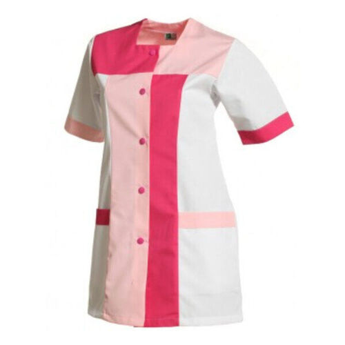 TUNIQUE FEMME PERRINE MC  PC BLANC FRAMBOISE