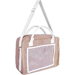 SAC EN JUTE 2 POIGNEES ET SANGLE PORTABLE 30L REF. FA9013118