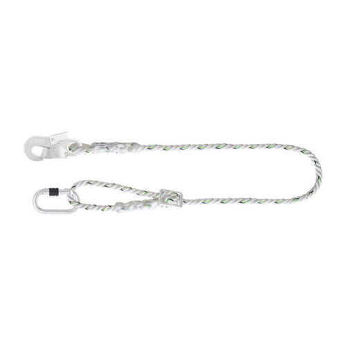 LONGE TORONNEE DE MAINTIEN AVEC BOUCLE A REDUCTEUR 2M REF.FA4090020
