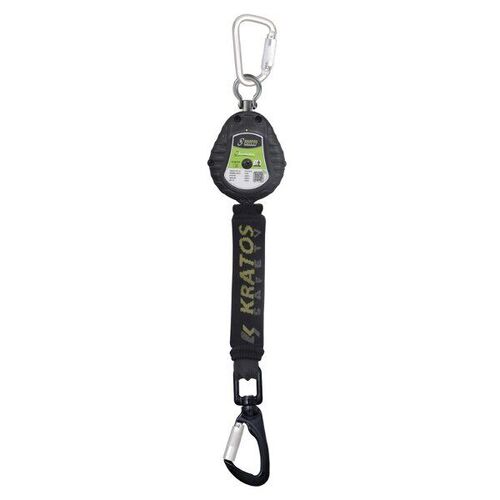 ENROULEUR A RAPPEL AUTO A SANGLE CONNECTEUR 2M REF.FA2050202