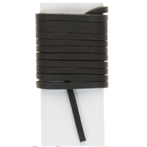 LACET CUIR NOIR 1.15 M LA PAIRE REF 0413VS