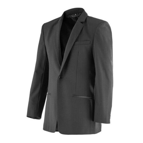 VESTE COSTUME NOIR ANIS 230G 1 BOUTON REF.2ANIS