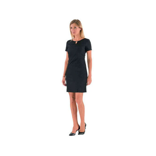 ROBE ENCOLURE ARRONDIE 90cm POLY/VISCOSE MARINE R&eacute;f : 5K005738/1