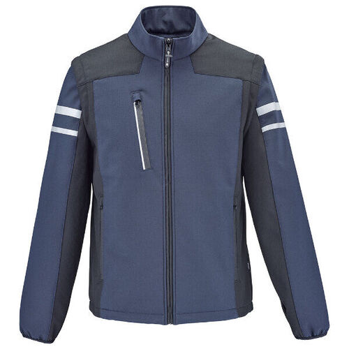 VESTE SOFTSHELL MANCHES AMOVIBLES BRYONE - NAVY / NOIR REF.2BRY 1358