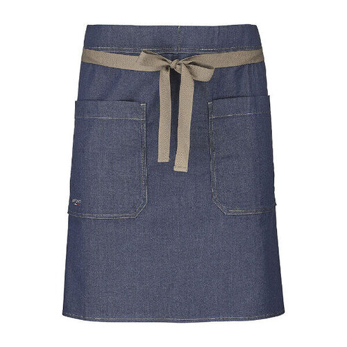 TABLIER COURT ARRAS JEAN INDIGO TAILLE UNIQUE CV REF.9ARRCV
