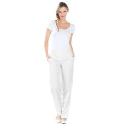 PANTALON MAX PC BLANC OURLET CLIP PRESSION PANTALON MAX PC BLANC OURLET CLIP PRESSION