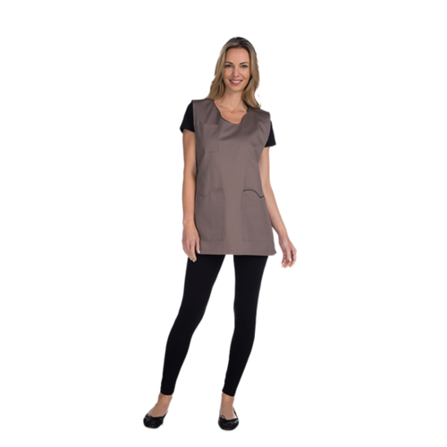 TABLIER CHASUBLE AZALEE TAUPE LONG 77 CM REF 2832