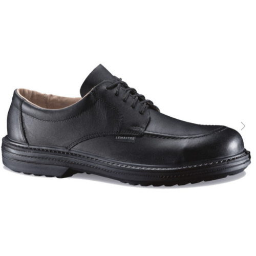 CHAUSS.SECU.SIRIUS TYPE VILLE BASSE A LACETS CUIR NOIR S3ci