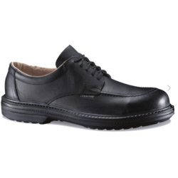 CHAUSS.SECU.SIRIUS TYPE VILLE BASSE A LACETS CUIR NOIR S3ci Rezé
