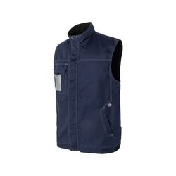 Gilet de travail GAMEX Molinel - Canvas recycl&eacute; GRS� multipoches - Marine Rezé
