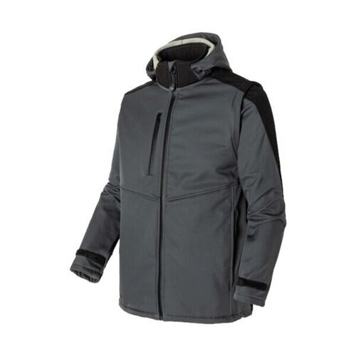 SOFTSHELL GAMMEX CHARCOAL/NOIR MANCHES  AMOVIBLES GRS REF 1183