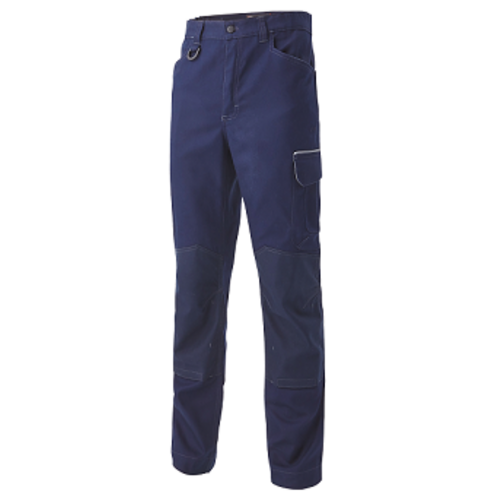 PANTALON GAMMEX MARINE CANVAS PC 65/35+POCHE GENOU r&eacute;f2441
