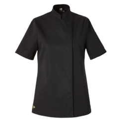 VESTE DE CUISINE FEMME BAMA MC PLC NOIRE REF 3577 Rezé