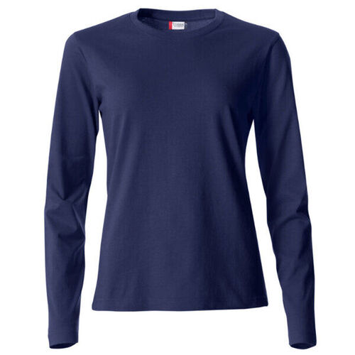 T SHIRT ML FEMME 100% COTON PEIGNE COL ROND REF.029034