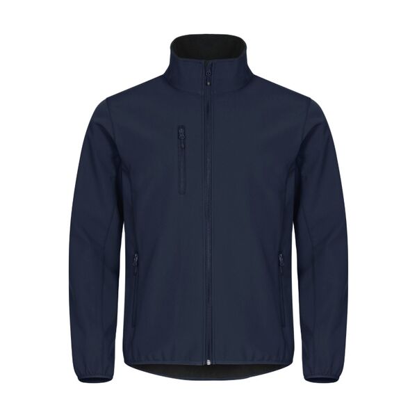 Veste softshell homme Classic Clique - 3 couches, recycl&eacute;e et coupe-vent