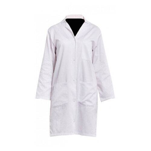 BLOUSE FEMME ML 100% COTON BLANC A PRESSIONS / 14AP110