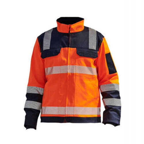 BLOUSON SIMON MARINE/ORANGE POLY/COTON 245GR REF.09HVEMO