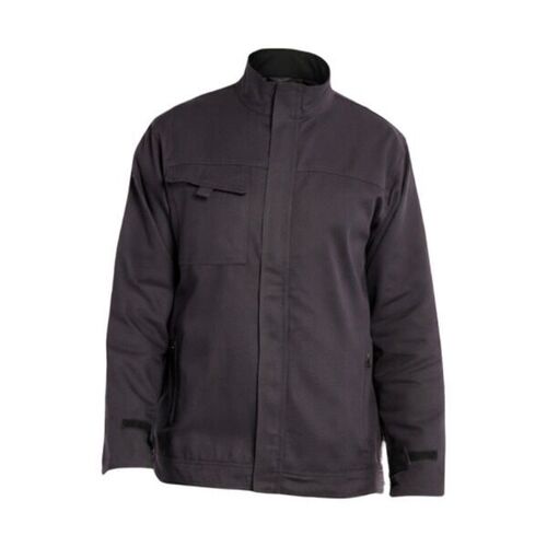 Blouson de travail 100% coton PBV EVO Gris sans m&eacute;tal - Confort et protection du dos