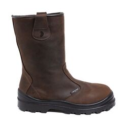 Bottes de s&eacute;curit&eacute; UNIWORK UNIMAX S7S CI FO SR - Cuir gras hydro et membrane Yuma pour le BTP et les espaces verts Rezé