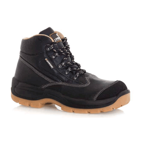 CHAUSS.SECU. UNIVERS HAUTE CUIR NOIR EMBOUT RENFORCE BTP EN345 S3