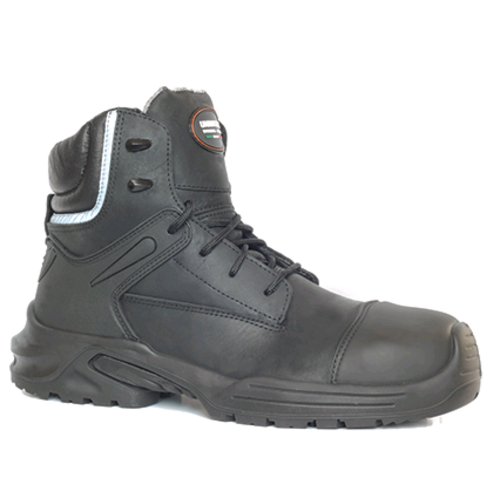 CHAUSS.SECU.HAUTE TEXAS NOIRE METAL FREE RENFORT PU S3 WR CI HI HRO