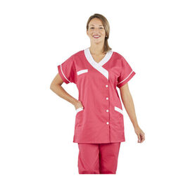 TUNIQUE TANA BICOLORE COL V MC KIMONO POLY/COTON 200GR