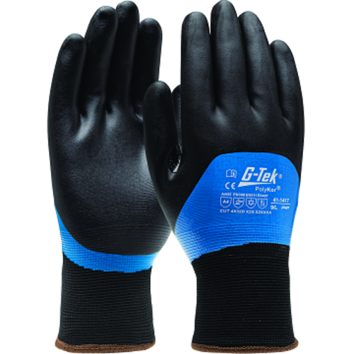 GANT ANTI-COUPURE 4X32D DOUBLE ENDUCTION/MOUSSE DE NITRILE/PAUME TACTILE