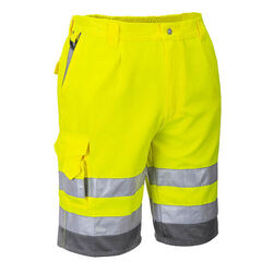 BERMUDA MULTIPOCHE HV JAUNE/GRIS REF EO43 BERMUDA MULTIPOCHE HV JAUNE/GRIS REF EO43