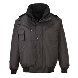 BLOUSON BOMBER 4EN1 NOIR 100% POLYESTER REF.F465 BLOUSON BOMBER 4EN1 NOIR 100% POLYESTER REF.F465