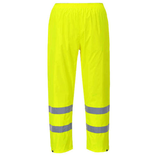 PANT DE PLUIE HV JAUNE POLYESTER ENDUIT PVC R&eacute;fH441