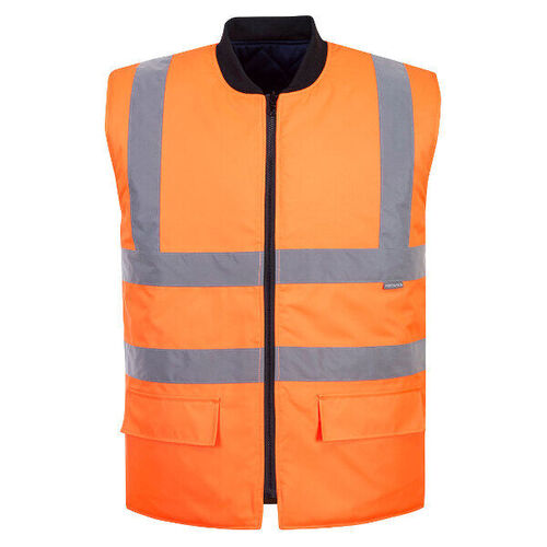 GILET MATELASSE REVERSIBLE HV EN471 CL2 FLUO ORANGE S469