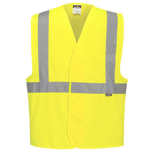 GILET HV EN471 CL2  JAUNE  FLUO REF C472
