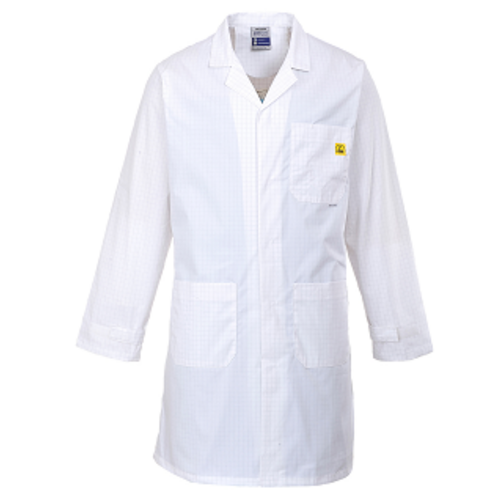 BLOUSE ANTISTATIQUE BLANCHE ML ESD REF.AS10