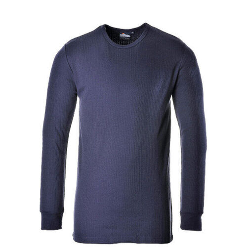 T SHIRT THERMIQUE ML CP 50/50 BLEU MARINE R&eacute;f.B123