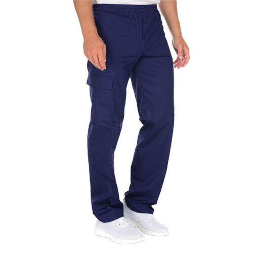 PANTALON MIXTE MARINE MILO CEINTURE ELAS REF.0212