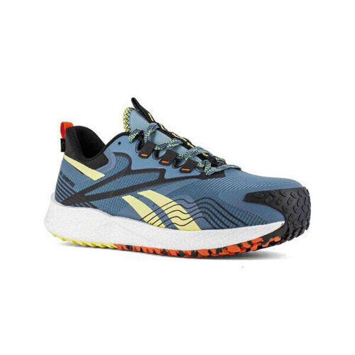 CHAUSSURES DE SECU BASSE BLEU/JAUNE COMPOSITE EN MICROFIBRE S1P REF.IB3611