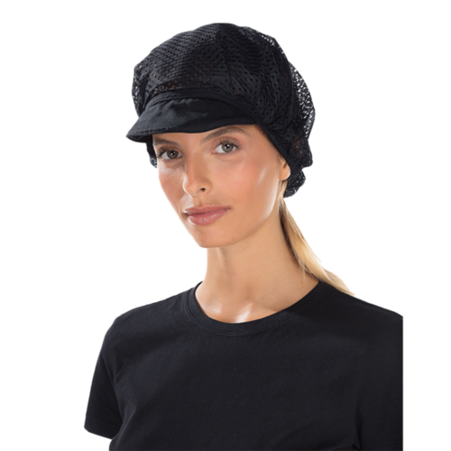 COIFFE GAVROCHE FILET RESILLE NOIR TU