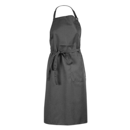 TABLIER A BAVETTE LOTI ANTHRACITE PC 65/35 COU REGLABLE