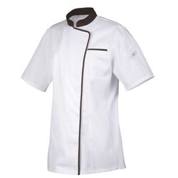 VESTE FEMME EXPRESSION MANCHES COURTES PC BLANC/NOIR VESTE FEMME EXPRESSION MANCHES COURTES PC BLANC/NOIR