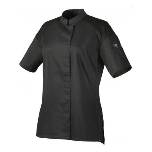 VESTE DE CUISINE FEMME CADIX NOIR MC 37�5c POLYTENCEL 195G