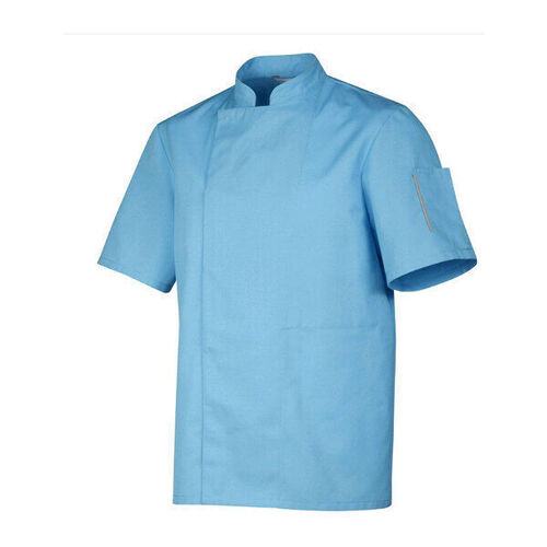 VESTE CUISINE NERO PC MC BLEU TURQUOISE