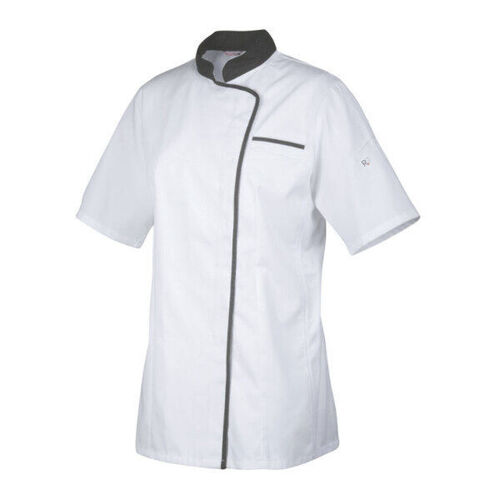 VESTE FEMME EXPRESSION MANCHES COURTES PC BLANC/GRIS