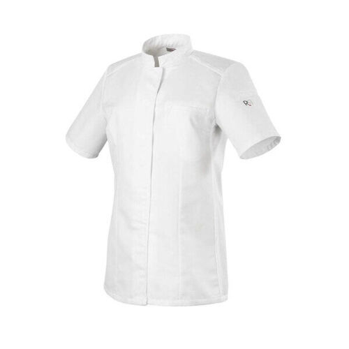 VESTE DE CUISINE FEMME ELBAX MC BLANC POLYCOTON