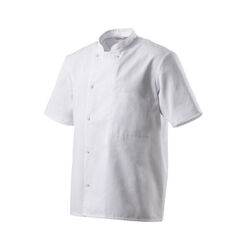 VESTE DE CUISINE  INOX PC MANCHES COURTES