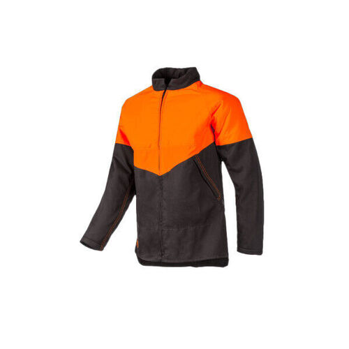 VESTE ANTI COUPURE ORANGE/GRIS EN381-11 CLASSE 1 REF1RJ1