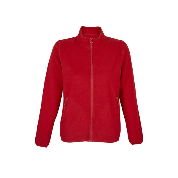 VESTE MICROPOLAIRE ZIPP&Eacute;E FEMME FACTORY 100% POLYESTER RECYCLE REF.03824